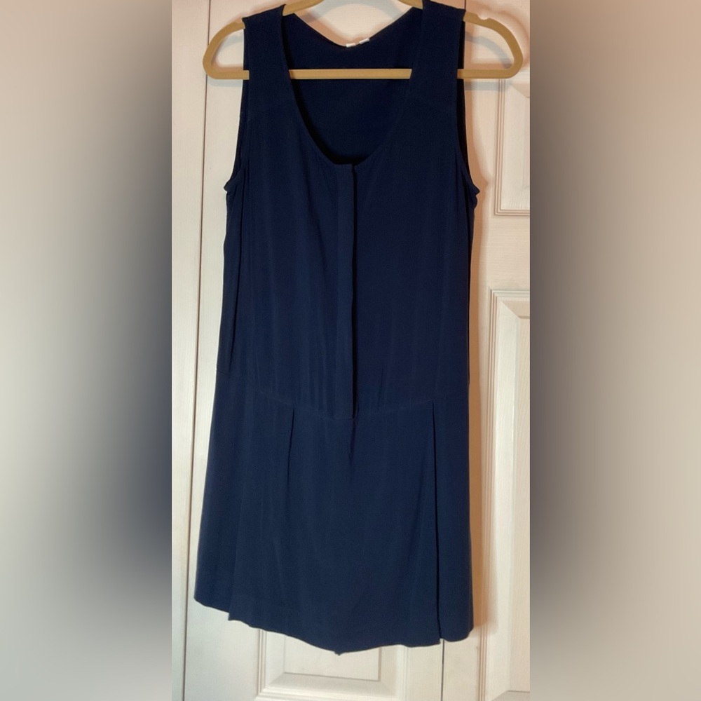 C&C California Navy Blue Shorts Romper Dress Size Medium
